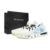 Adidas Originals Yeezy Boost 350 V2 Low top Casual Shoes Unisex White HQ6316(Team401-BOX) 37⅓