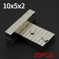 10x5x2mm Galingas Neodimio Magnetas N35 NdfeB Nuolatinis Magnetinis imanes Blokas Super Stiprūs Šaldytuvo Magnetai PASIDARYK pats