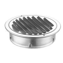 70-300mm Round Stainless Steel Vent Grille Exterior Wall Duct Ventilation Tool External Wall Windproof Cover Exhaust Fan 80mm
