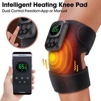 2026 New Multi Functional Knee Joint Massager Wireless Phone APP Control Heating Vibration Knee Elbow Pad with EMS Microcurrent Massage