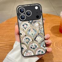 Thin Ring Magnetic For Magsafe Case For iPhone 17 Pro Max Case iPhone 16 15 14 13 Pro Max 17E Purple Marble Pattern Hybrid TPU+PC Matte Cover iPhone 16E/17E