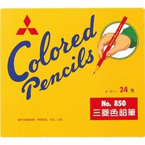 Mitsubishi Pencil Colored Pencils 850 24 Series, Colors, K85024C.2