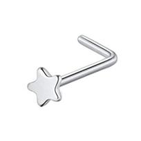 Nose Stud Nose Wing Piercing Nose Screw Studs Stainless Steel CZ Inlaid Opal Nostril Nose Piercing Jewelry Women Punk Gift