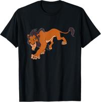 Hot Fashion Disney The Lion King Scar Prowling T-Shirt T-Shirt S-4XL Four Seasons Gift XL