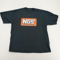 NOS Energy Drink Logo Black Graphic T-Shirt No Size Unisex T-Shirt L