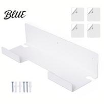 Wall Mount Hair Care Organizer Straightener Holder Mounted Acrylic Dryer Curling Heat Resistant Tool Holder Iron for Vanity Bathroom Barber 1pc