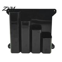Small Parts Organizer Cable Tie Rack, with Four Compartments, Wall Mounted Professional Maintenance Tool Holder Storage System, Management in Garages