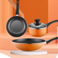 ASD Kitchen Charm 3-Piece Non-stick Cookware Set