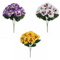 Room Decor Colorful Simulation Flowers Branch 5 Head Lifelike Fake Flowers Home Decoration Flower Arrangement Ornament Garden