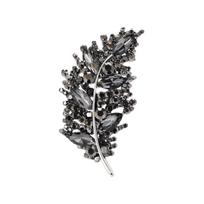 Fashion Leaf Brooch Scarf Clip Pin for Women one size