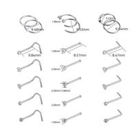 Chris April in Stock Fashion 316L Stainless Steel PVD Gold Plated Body Piercing Jewelry Nose Ring for Women