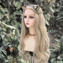 Wig Jewelry Makeup Female Head Model European American Simulation Half-Body Earrings Jewelry Bracket PVCCOS Pre-Bonded China
