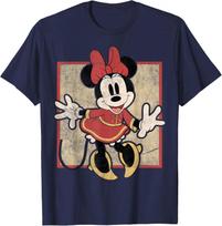 Hot Fashion Casual Disney Mickey and Friends Lunar New Year Minnie Vintage T-Shirt S-4XL Summer XL