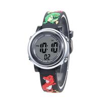 Stylish Sport Watch for Kids Cartoon Car Design Water-Resistant with Luminous Alarm & Stop Watch Features for Boys and Girls Dinosaur Rhino