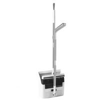 Multi-Surface Cleaning Folding Broom Set Long Handle Dustpan Combination  Living Room