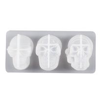 Three Head Silicone Molds, DIY Crystal Resin Silicone Molds, Creative Keychain Molds, Handcrafted Toy Molds One Size