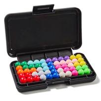 200 Challenges IQ 3D Puzzle Board Game Classic Pyramid Plate Pearl Logical Mind for Children Pyramid Beads