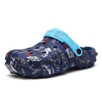 Summer Clogs Men's Outdoor Anti-slip Breathable Casual Men's Shoes Thick-soled Beach Comfortable Lightweight Sandals Men Shoes 44