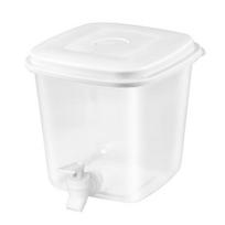 3,5 l gėrimų dozatorius šaldytuvo gėrimų skysčių talpa su šalto vandens ąsočiu, skirta namų vakarėliui lauke balta