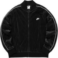 Nike Sportswear Club Siuvinėtas Velvettinio Audinio Sportinis Striukė Vyrams Viršutinis Drabužis Juoda FB8231-010 XL