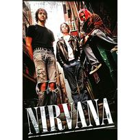 Tapestry Poster on Nirvana Alley 75x100 juoda