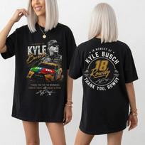 Kyle Busch RIP Rowdy Tribute T-Shirt In Memory Motorsport Graphic Tee S