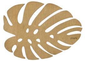 Stalo padėkliukas Hermia Monstera, 36 cm x 36 cm x 36 cm, 4 vnt., Geltona sp.