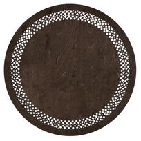 Stalo padėkliukas Hermia Seljuk, 36 cm x 36 cm, 4 vnt., Rusva sp.