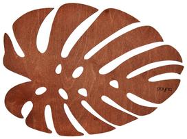 Stalo padėkliukas Hermia Monstera Rose, 45 cm x 33 cm, 6 vnt., Ruda sp.