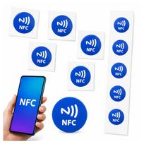 NFC lipdukas NTAG213 - 25 mm - 140 baitų - lipnus 13.56 MHz
