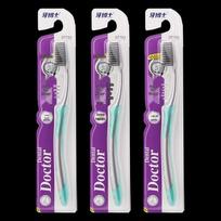 Dr. Denta DT703 Carbon Silk Soft Bristle Gum Protection Toothbrush (3-Pack)