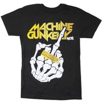 Men's Machine Gun Kelly (Music) Finger Tee T-shirt Small Black Unisex T-Shirt XXXL