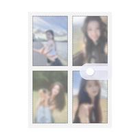 Clear Photo Album 3 Inch Picture Book Kpop Photocard Holders Large Capacity Picture Album with Pockets for Family
