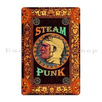Steampunk Poster Metal Sign Classic Decoration Design Personalized Wall Mural Tin Sign Poster 20x30cm（7.8x11.8inch）