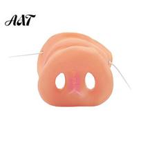 Funny Animal Masque Realistic Pig Nose, Soft Snout Nose with Elastic Prop Band, Costume Accessories for Halloween Cosplay Party, Performance One Size 1pc