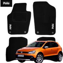 Volkswagen polo cross welurowe dywaniki do auta haft 2010-2017 b