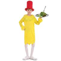 Halloween Kids Costume Set, Funny Green Outfit with Hat and Tie, Party Cosplay Apparel for Toddlers, Non- Theme S-M
