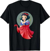 Hot Fashion Casual Disney Snow White Stylized T-Shirt T-Shirt S-4XL Four Seasons M