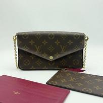 [Pre-Owned] Louis Vuitton Pochette FéLicie 'Brown Monogram Canvas' - Very Good #1X74VXT ONE SIZE