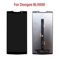 LCD ekranas Doogee BL9000 LCD ekranui Jutiklinis ekranas Skaitmenintuvas Pilnas surinkimas Pakeitimas Doogee BL9000 juoda