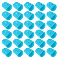 30Pcs Guitar Finger Caps Thumb Picks Hat Elastic Silicone Protector Sewing Repair Protect Cover