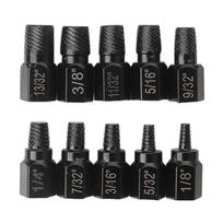 10Pcs Screw Extractor Set Hexagonal Head Multi-Splines Easy Out Bolt Extractor Tool, Damaged Screw Removal 1