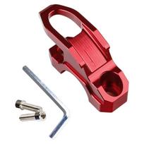 Motorcycle Helmets Hook Clamp Aluminum Handlebar Mounted Helmets Holder Hanger Hook Scooter Modified Accessories mėlyna