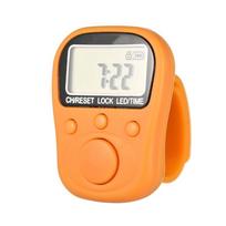 7 Channel Multiple Task Digital Counter Manual Operation With Adjustable Rings And Long Time Battery For Event Tracking oranžinė