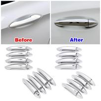 For Opel Insignia B Astra K Ampera-e Car Exterior Modify Chrome Side Door Handle Cover Decoration Trim Protection Style A