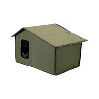 Waterproof Shelter Cat Cave Bed for Outdoor Cat Tent Large House for Stray Dog žolės žalia spalva