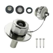 RVs Water Tank Inlet Adapter Set Weatherproof Stainless Steel Construction Water Inlet Set For Outdoor Travel
