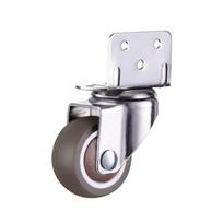 Workbench Crib Bed for Trolley Baby Soft Rubber Swivel Caster Furniture Casters Wheels Roller 1.5 inch-no brake