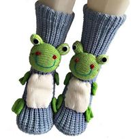 3D Knits Animal Socks,Plush Animals Hug Socks,Funny Novelties Winter Warm Hand Crocheted Socks Christmas Gifts for Women