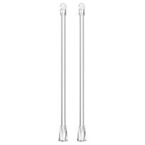 30cm Blind Control Rods with Hook and Grip Clear Acrylic Curtain Shade Replacement Pull Wand Opener Set of 2/4/6/8/10